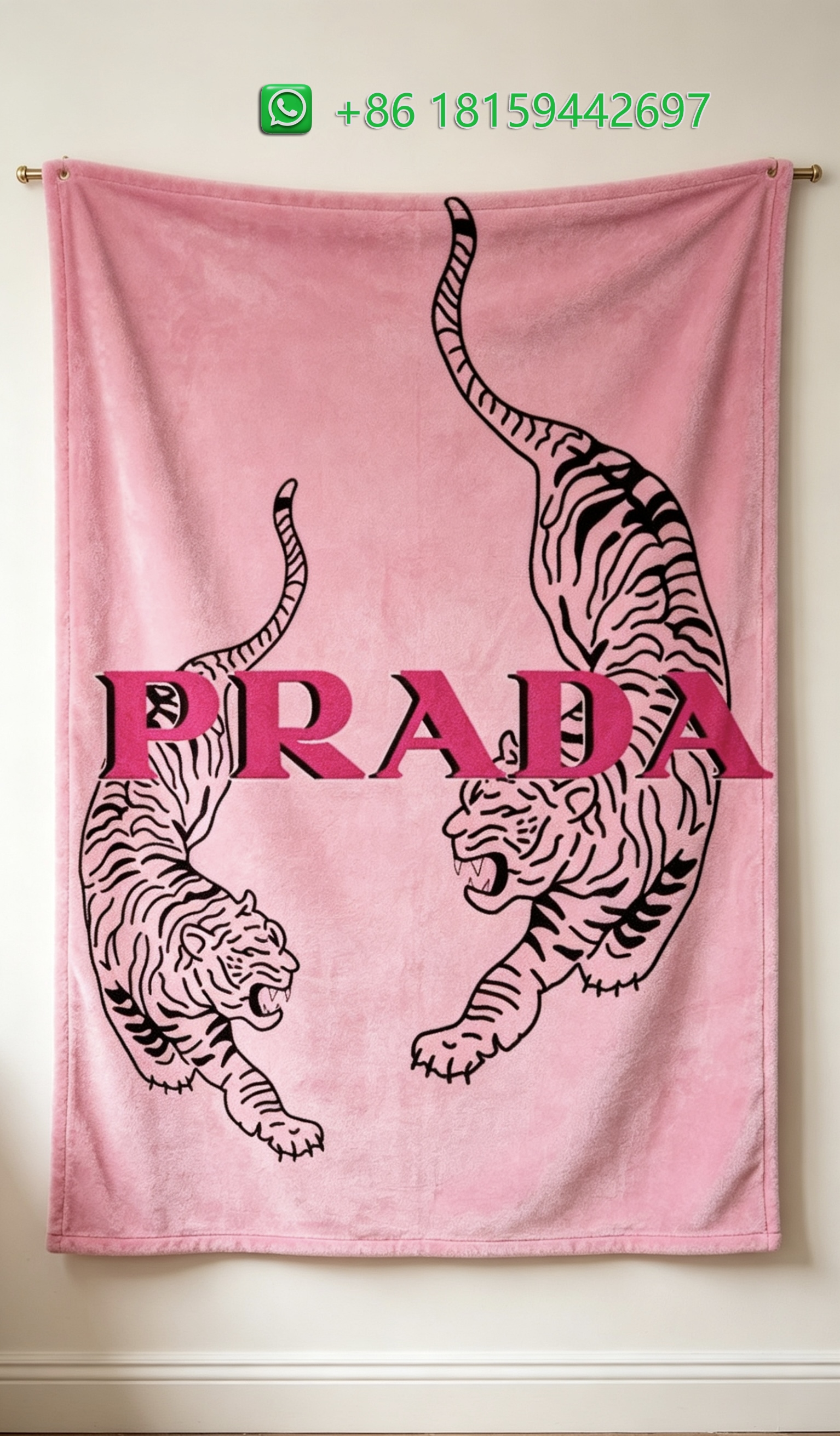 Prada Throw Blankets